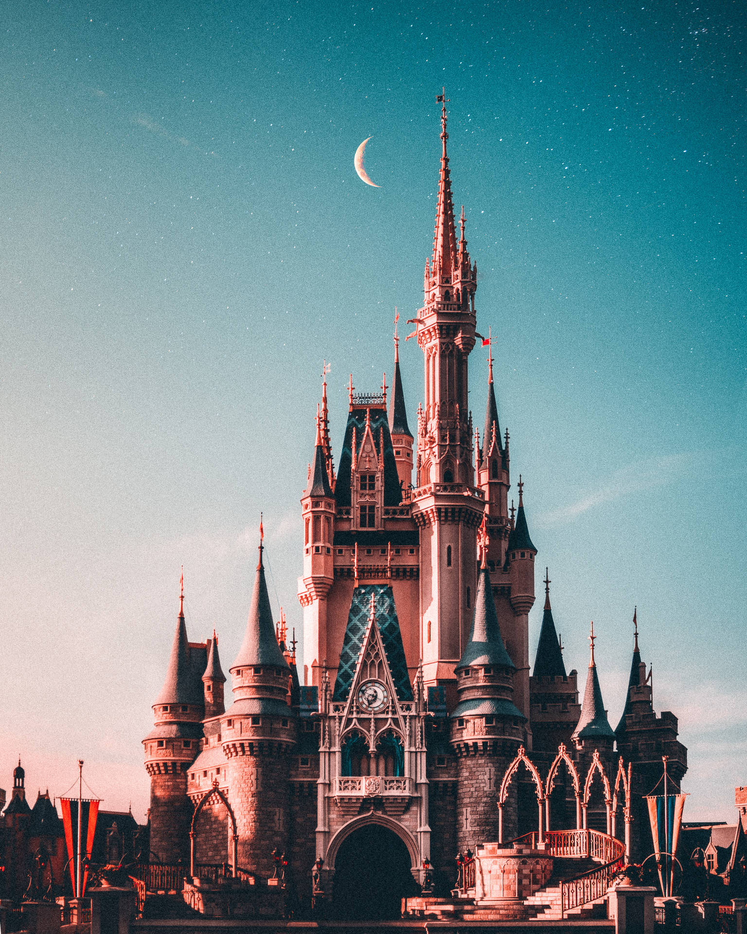 Iphone 11 Pro Max 4k Disneyland Castle Background