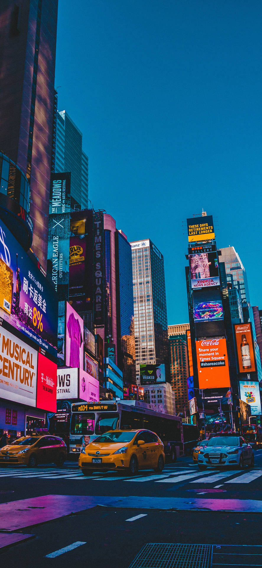 Iphone 11 Pro Max Times Square Background