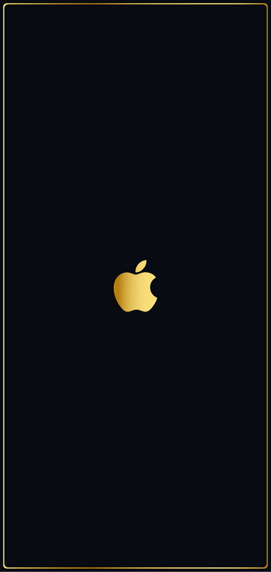 Iphone 12 Pro Max Gold Apple Logo Background