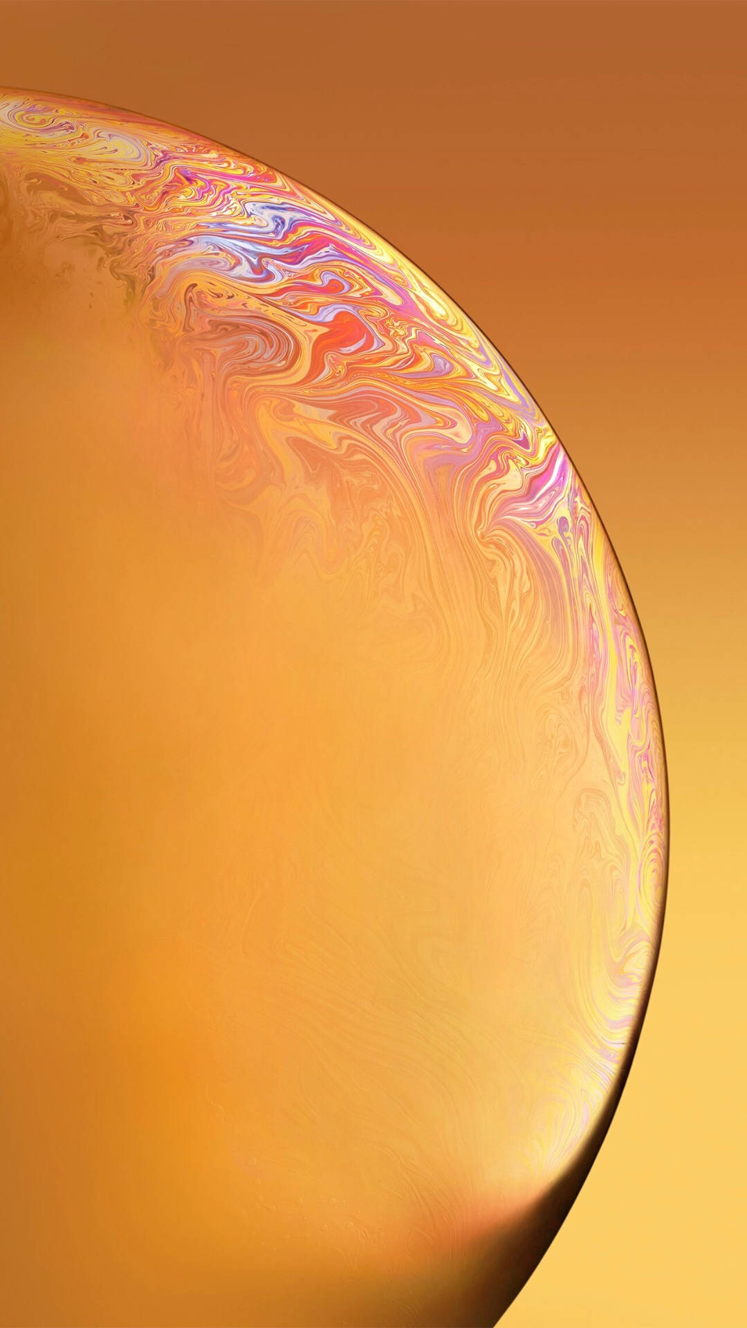 Iphone 12 Pro Max Gold Planet Background