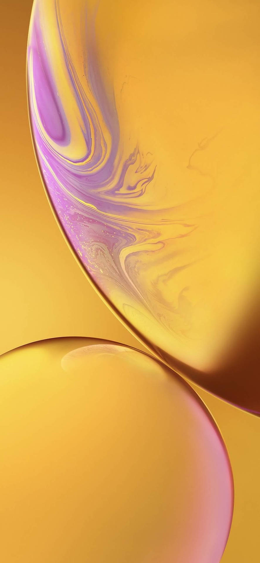 Iphone 12 Pro Max Gold Semi-circles Background