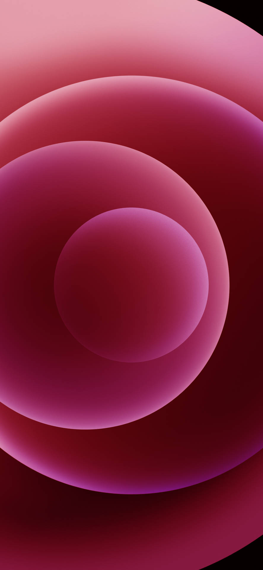 Iphone 12 Pro Pink Orbs Background