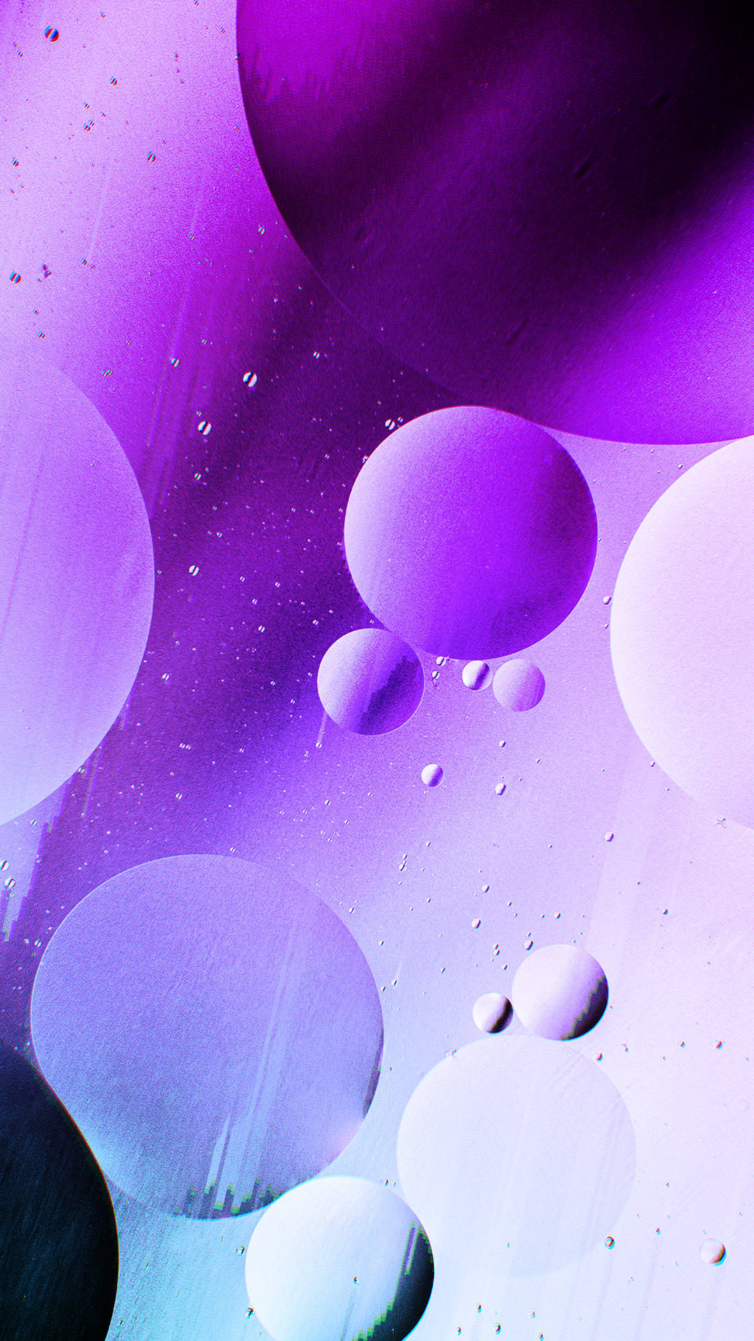 Iphone 12 Pro Purple Orbs Background