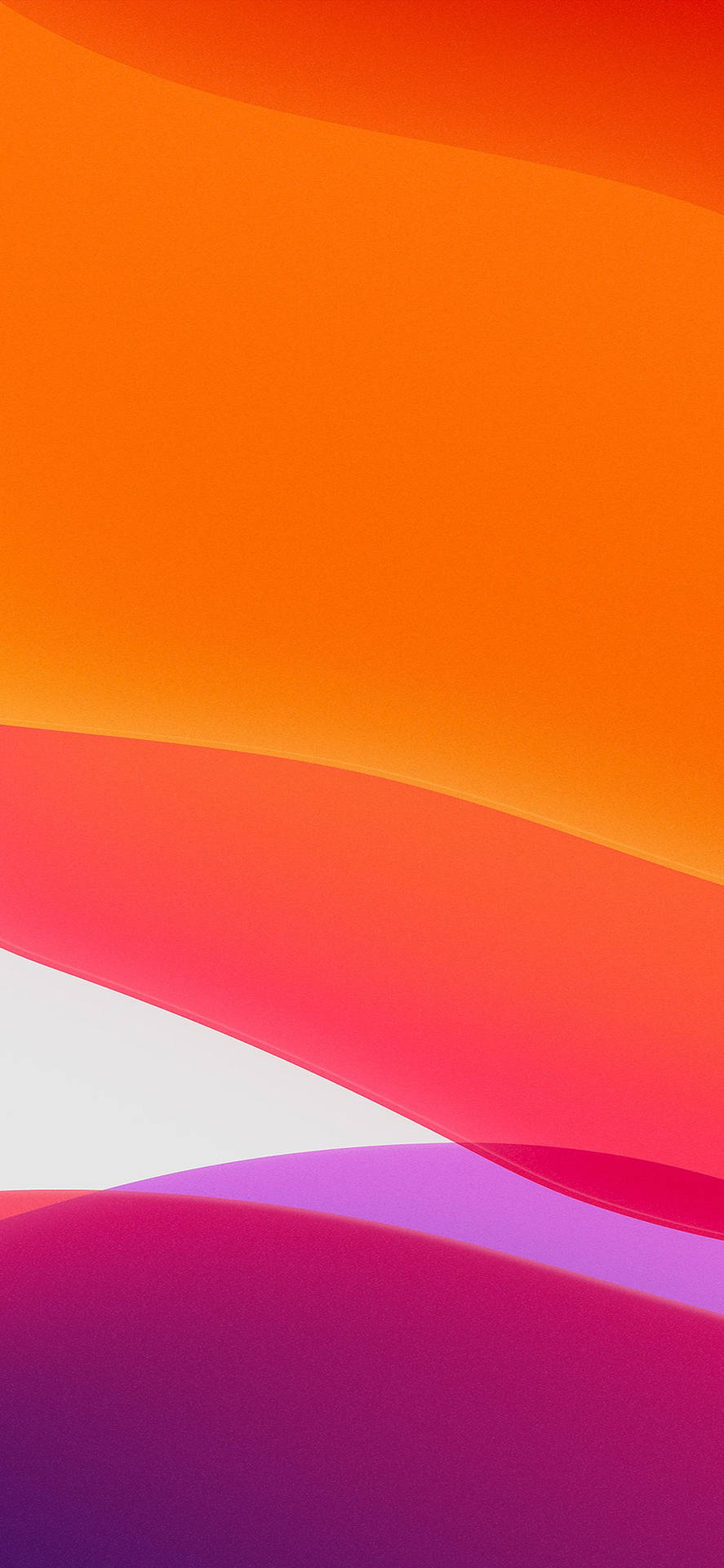 Iphone 13 Ios Pink Orange Abstract