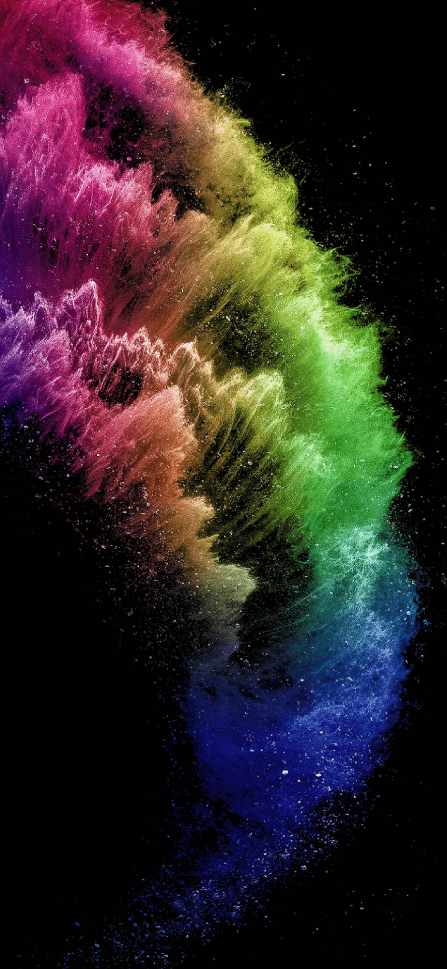Iphone 13 Pro Max Color Dust Background