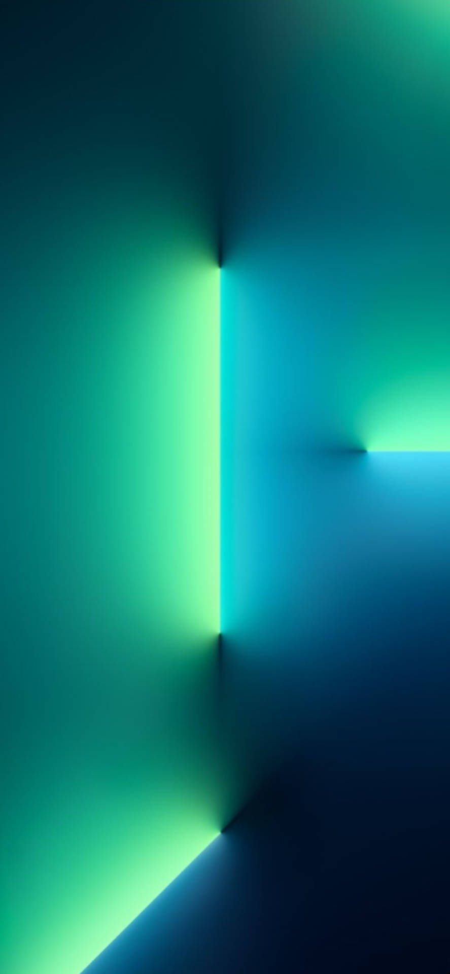 Iphone 13 Pro Max Green Lights Background