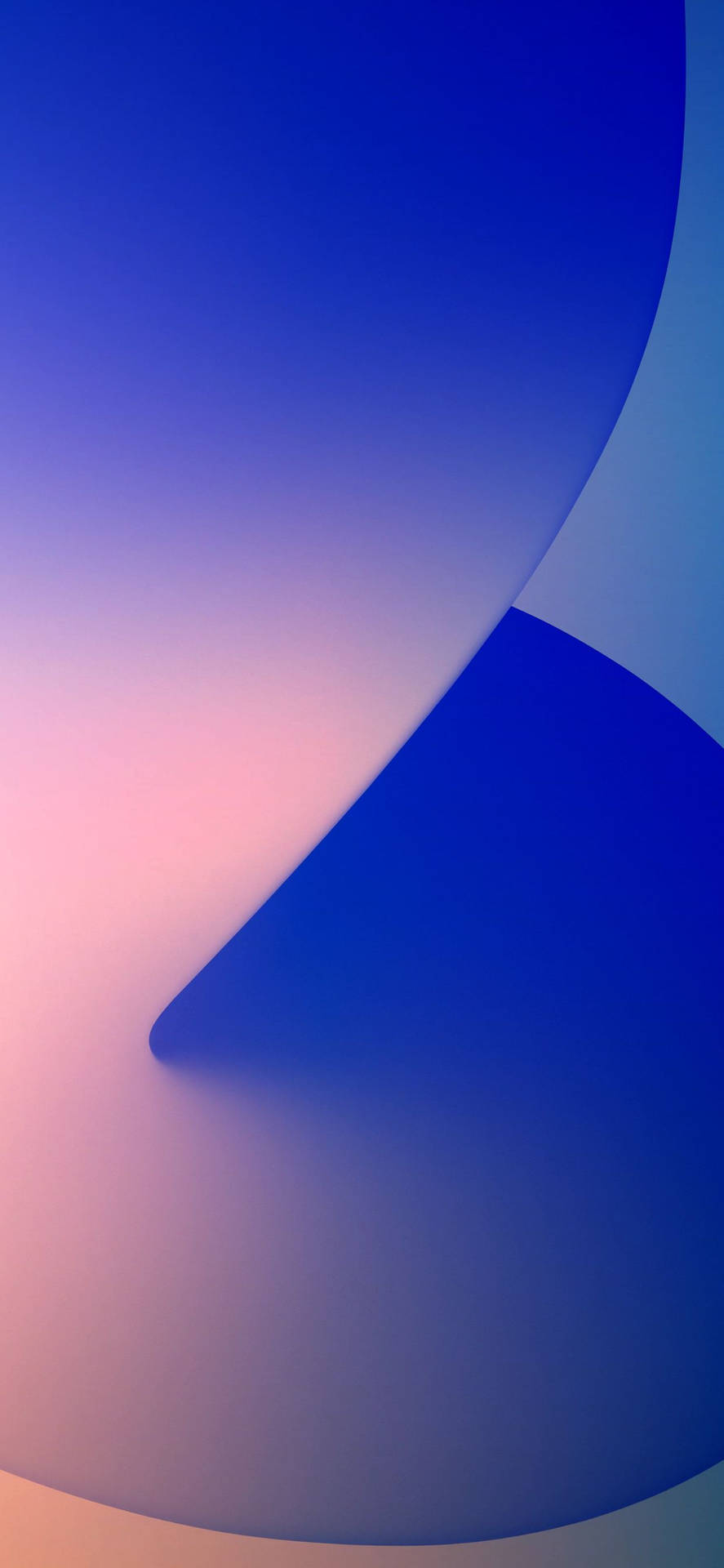 Iphone 14 Color Gradient Blue Background