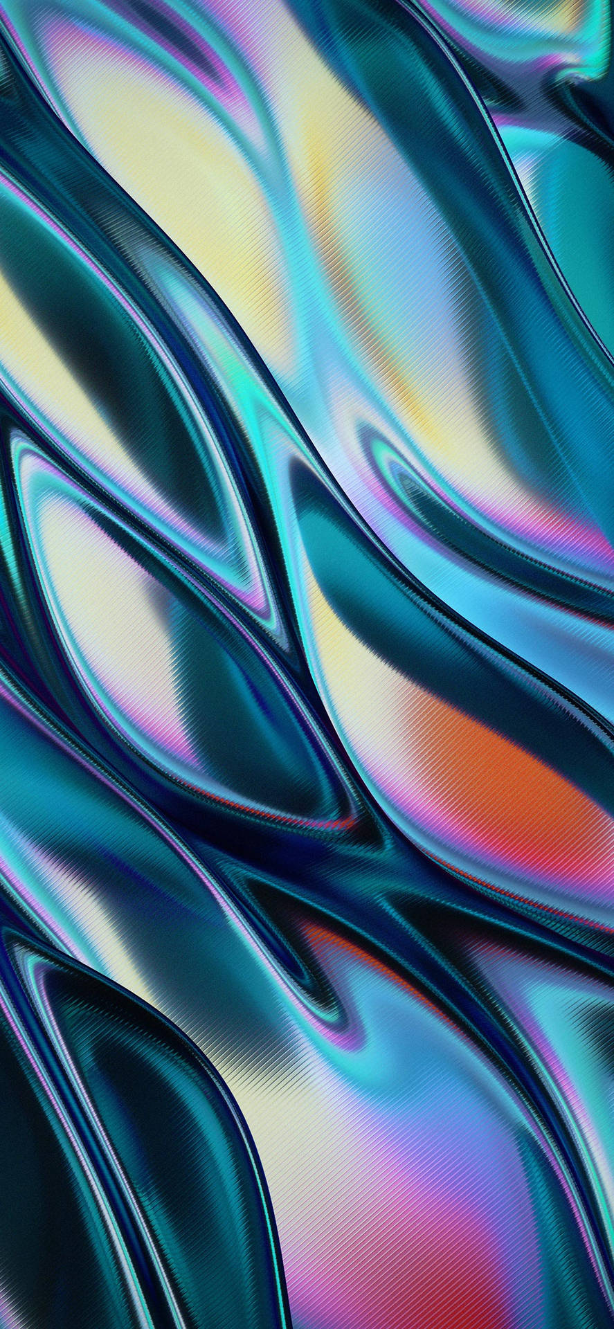 Iphone 14 Pro Colorful Abstract Background