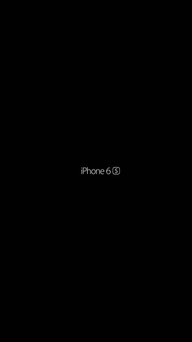 Iphone 6s Basic Black Background