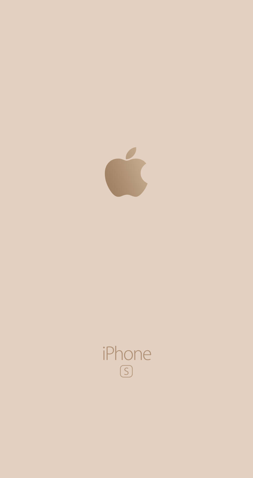 Iphone 6s Gold 852 X 1608 Background