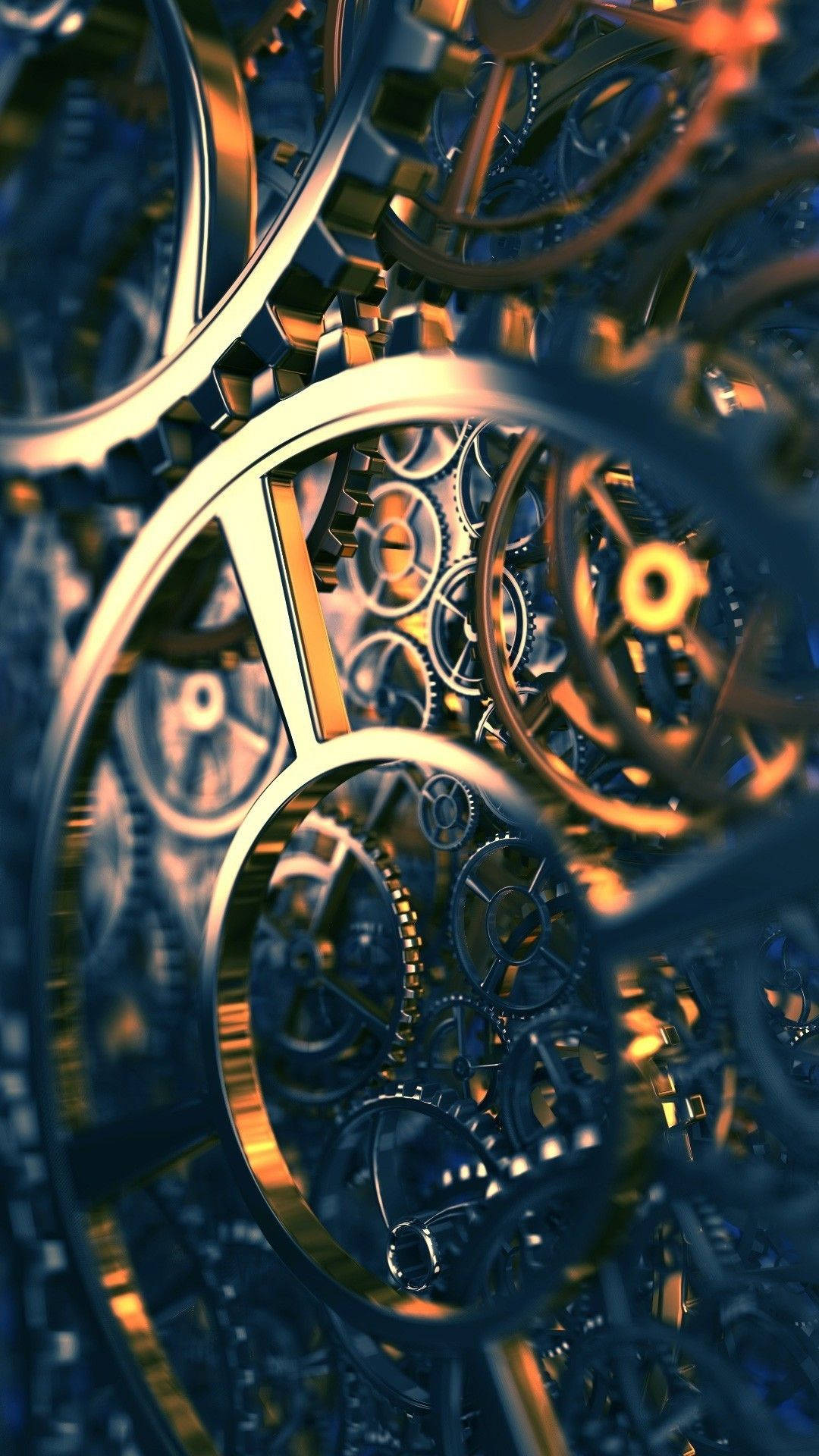 Iphone 6s Live Cogs And Gears Background
