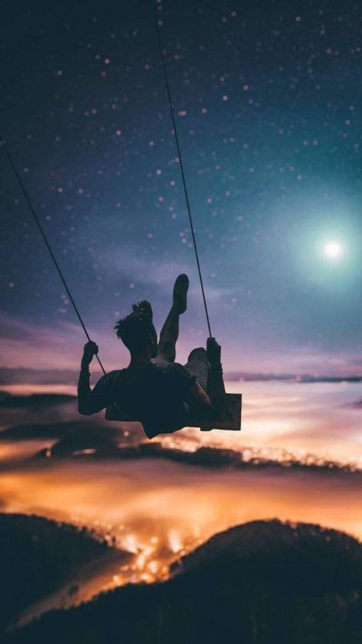 Iphone 6s Live Graphic Sky Swing Background