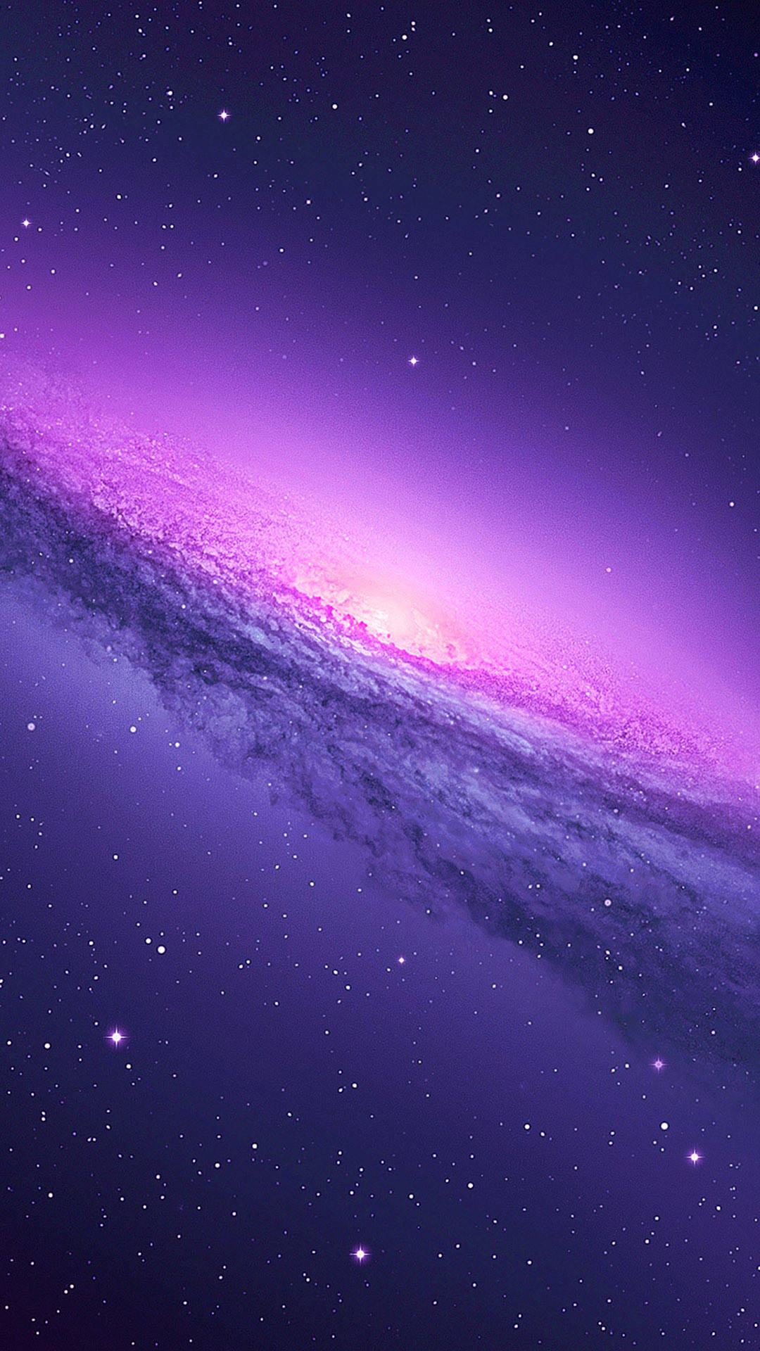 Iphone 6s Live Of Purple Galaxy Background