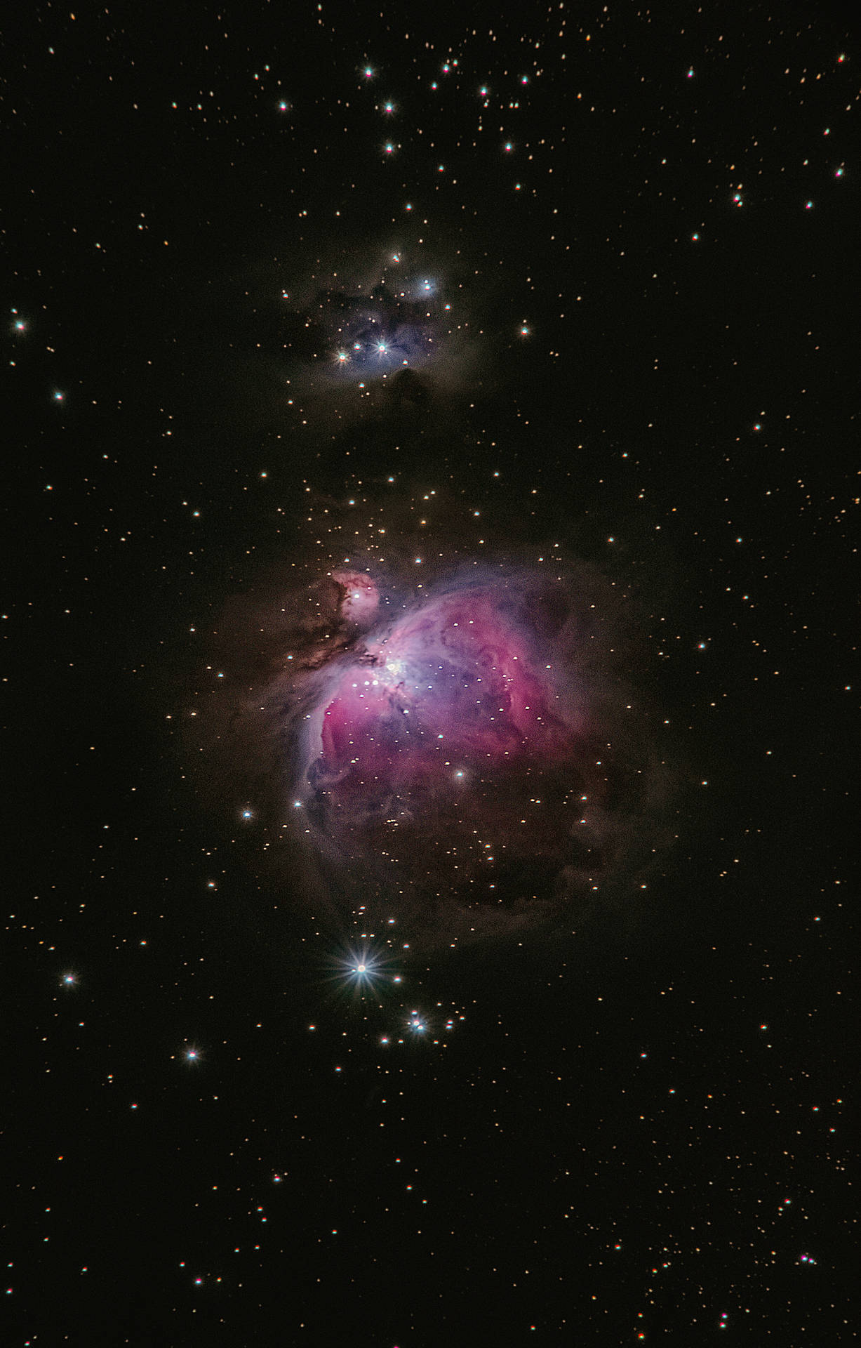 Iphone 7 Plus Space Pink Nebula Background