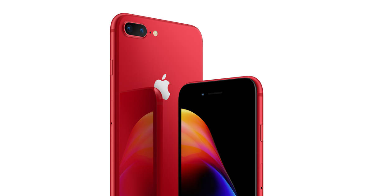 Iphone 8 Red Background