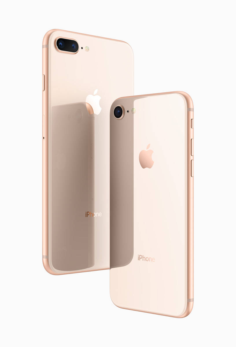 Iphone 8 Rose Gold Background