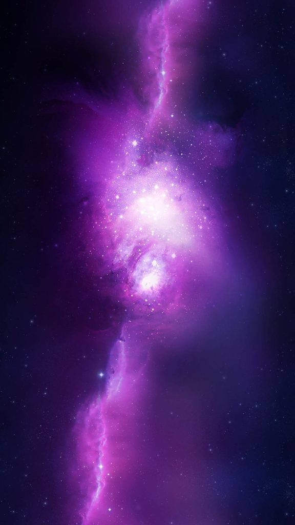 Iphone 8 Space Purple Galaxy Background