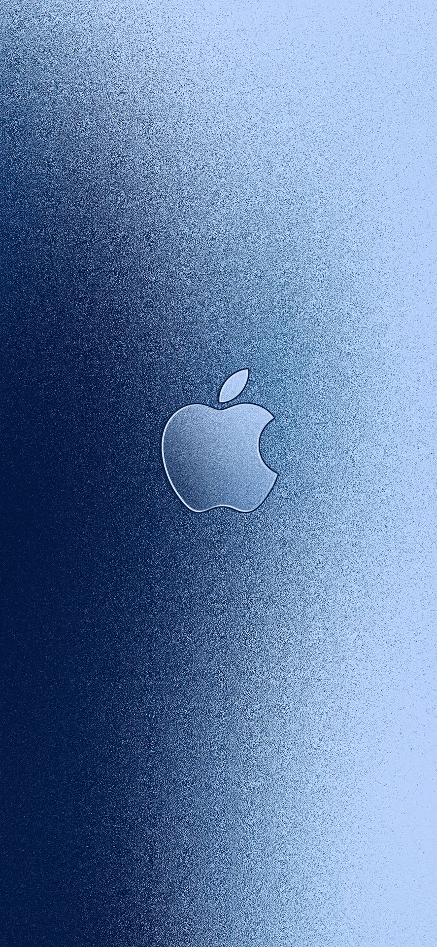 Iphone Apple Blue Ombré Background