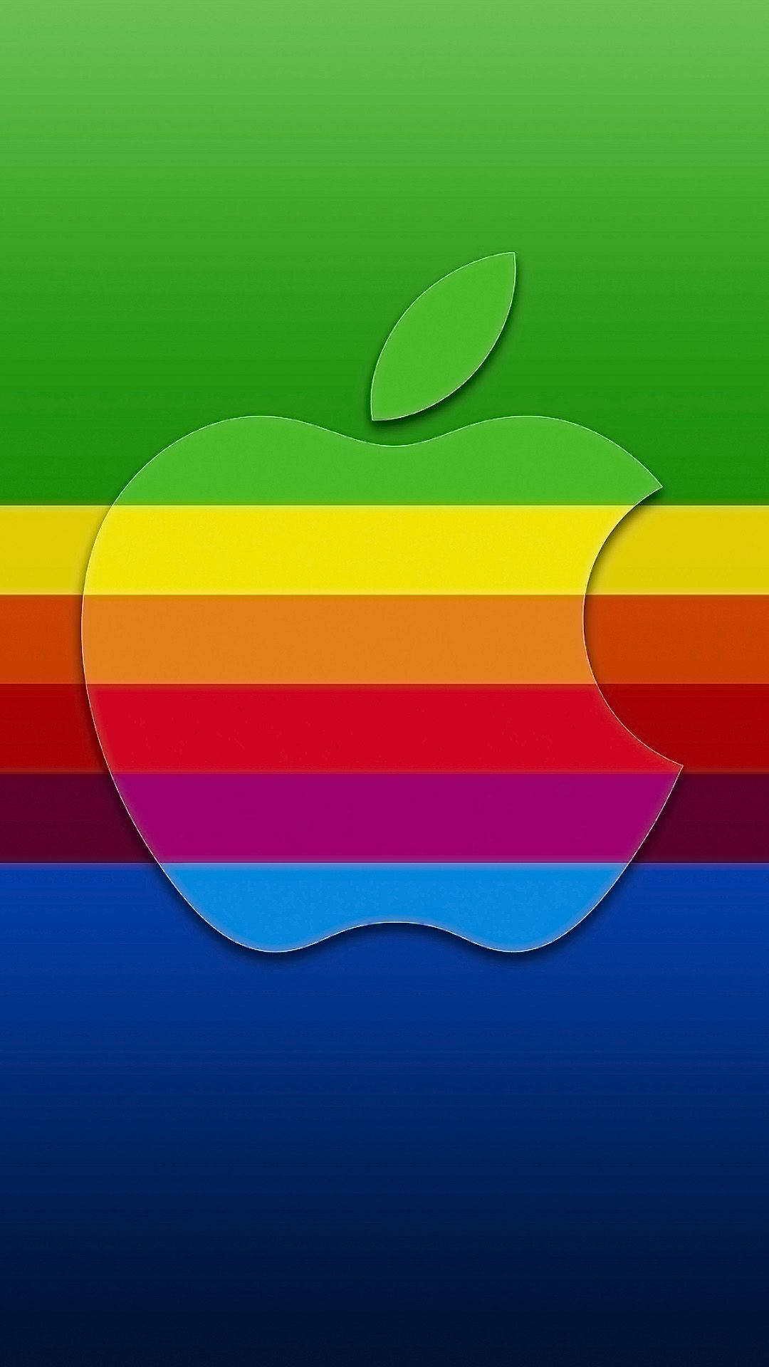 Iphone Apple Rainbow Stripes