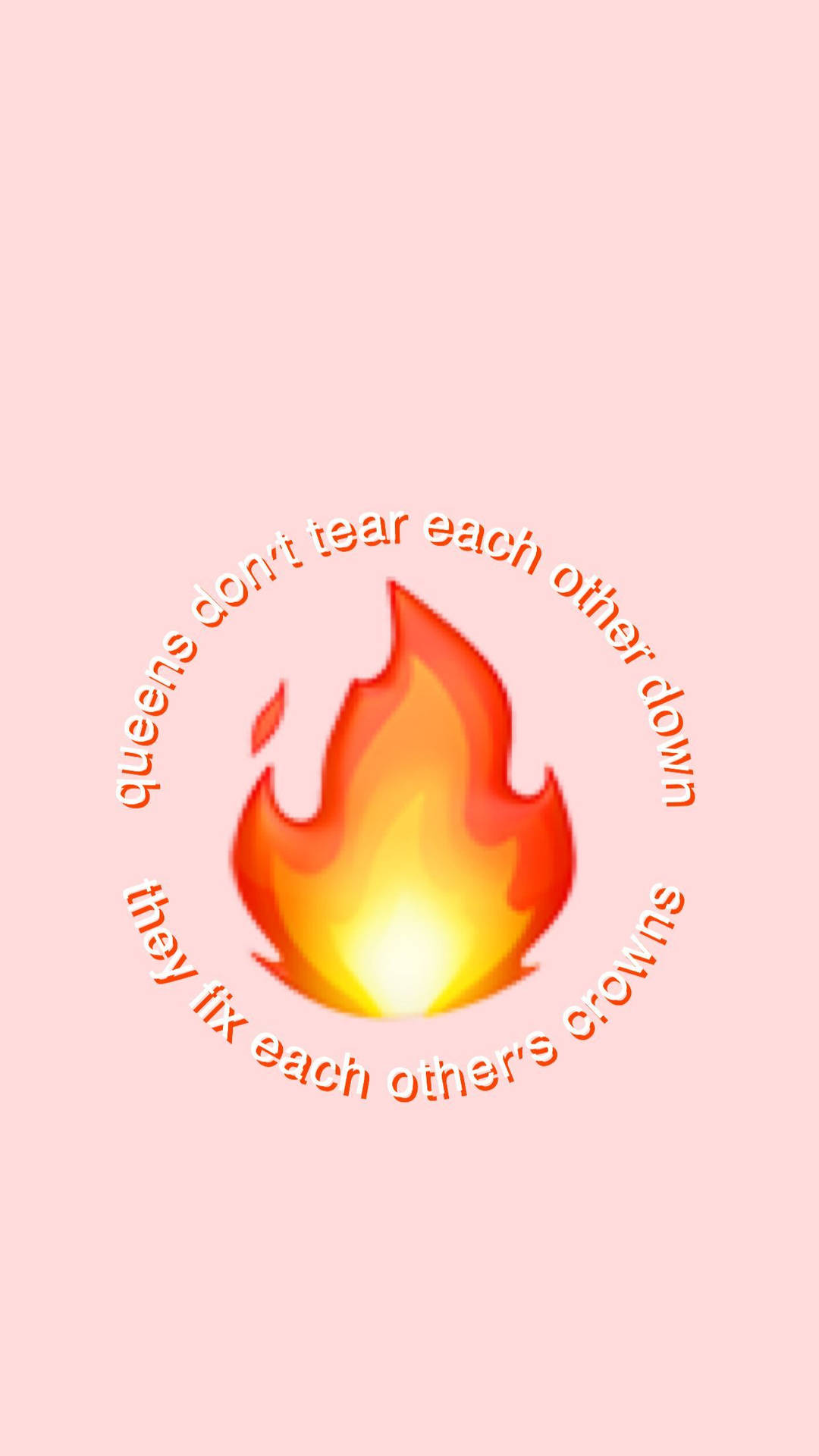 Iphone Baddie Fire Emoji Background