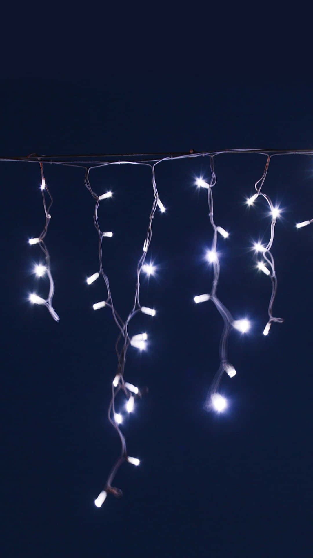 Iphone Christmas Aesthetic Fairy Light Background