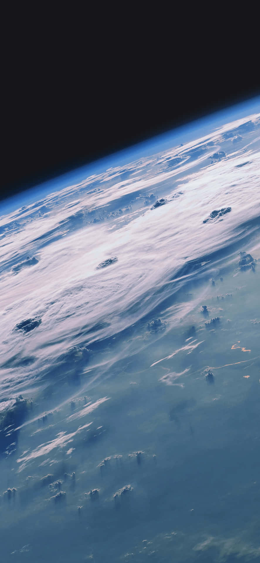 Iphone Classic Earth Surface From Outer Space Background