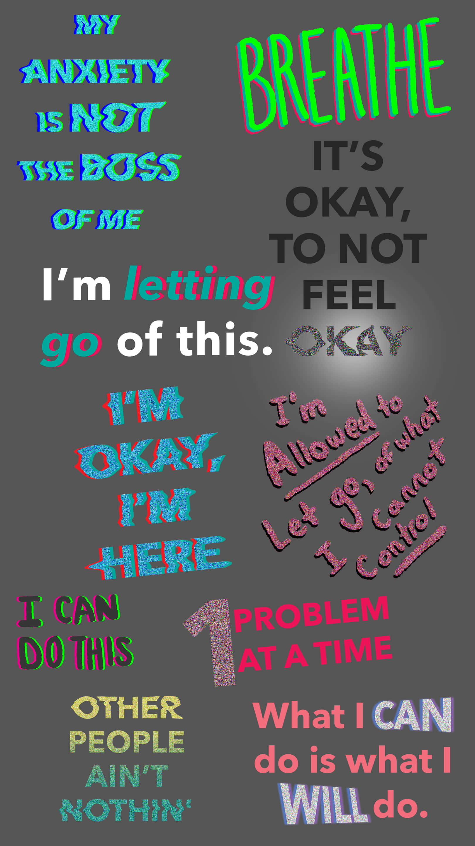 Iphone Distraction - Anxiety Background
