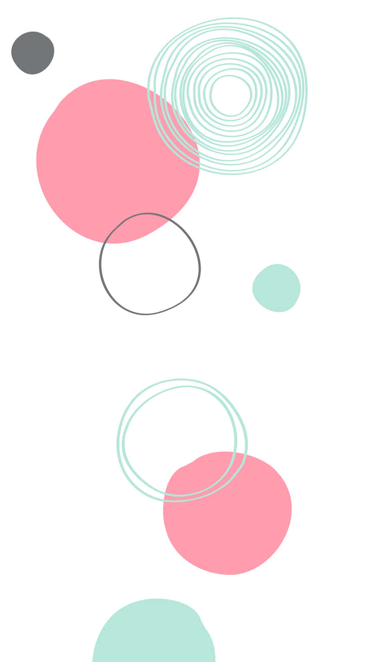 Iphone Simple Cute Circles Background