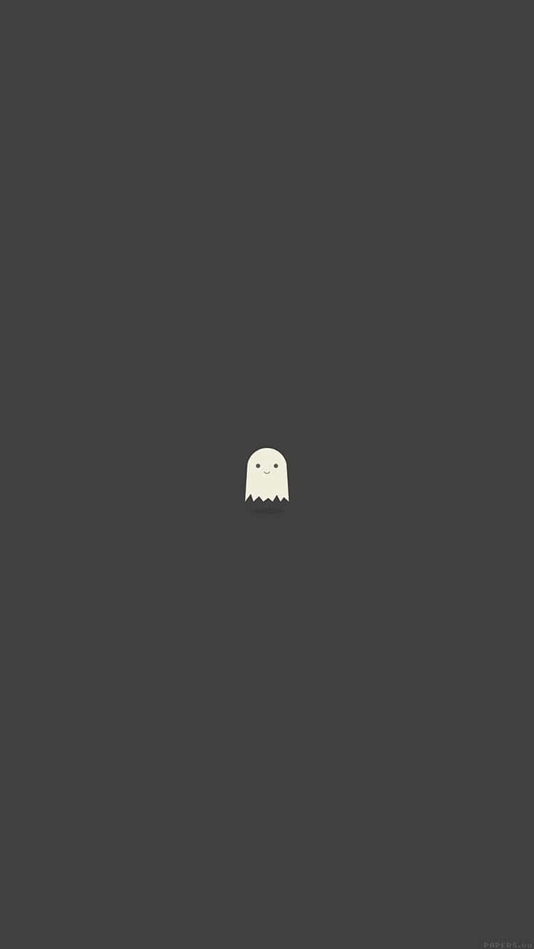 Iphone Simple Cute Ghost Background