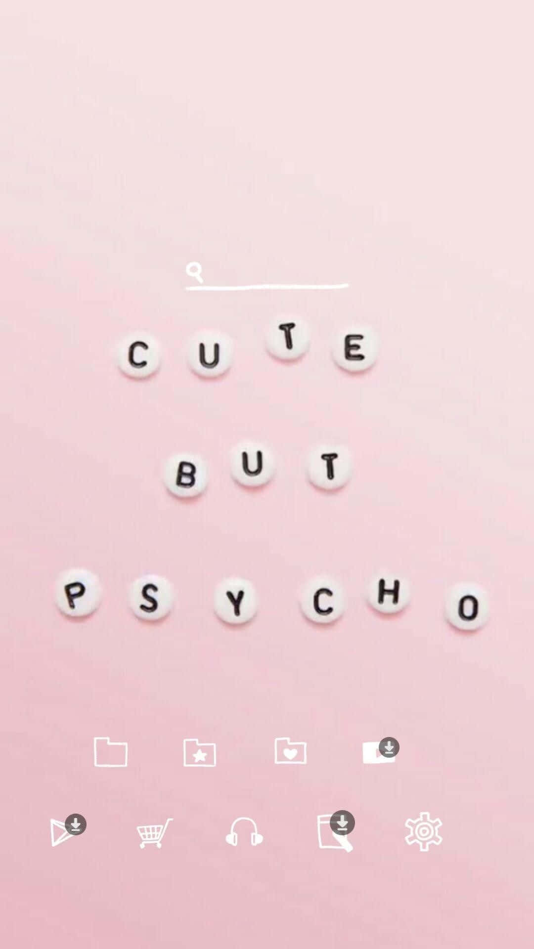 Iphone Simple Cute Psycho Background