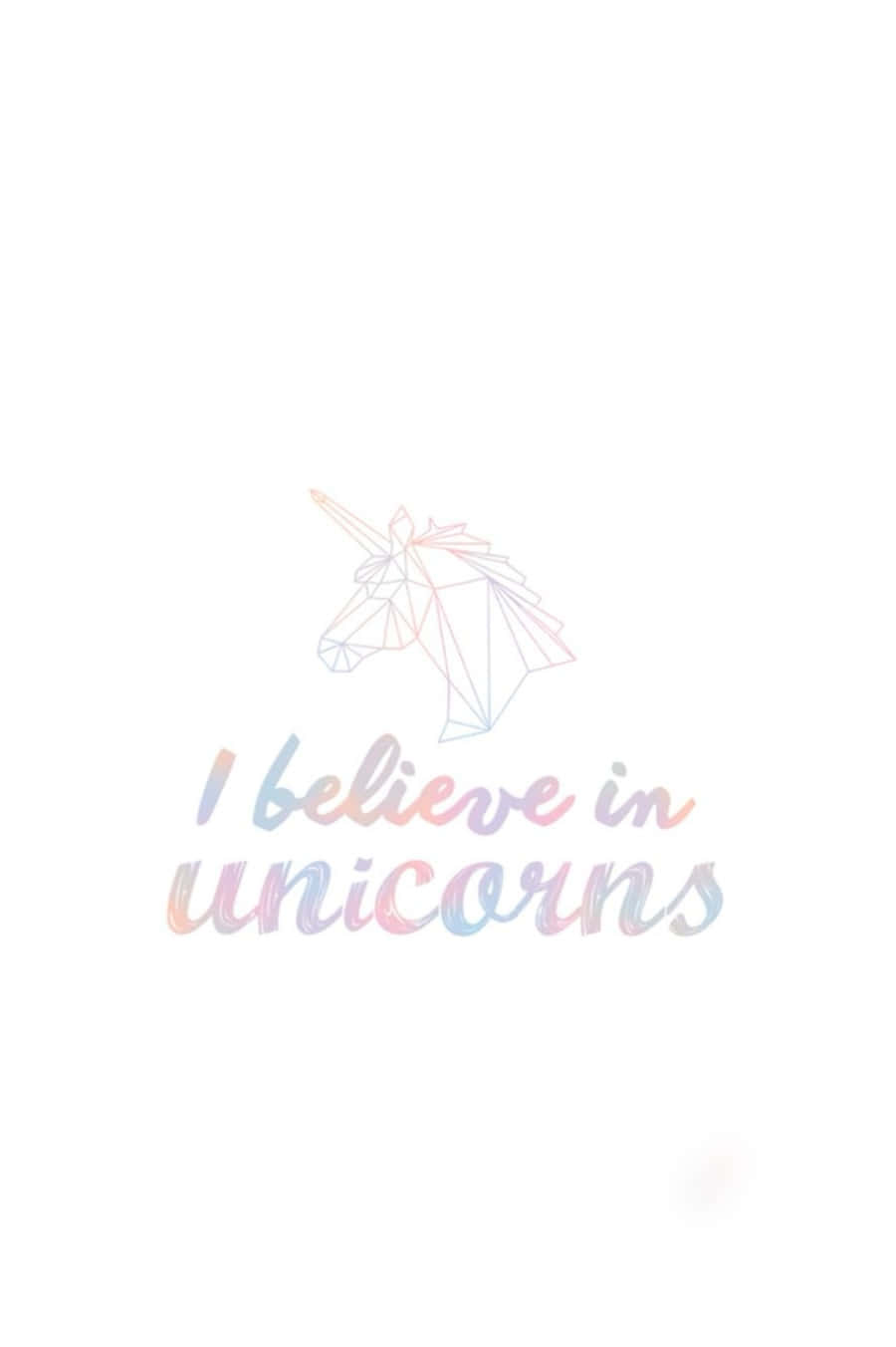 Iphone Unicorn I Believe Quote