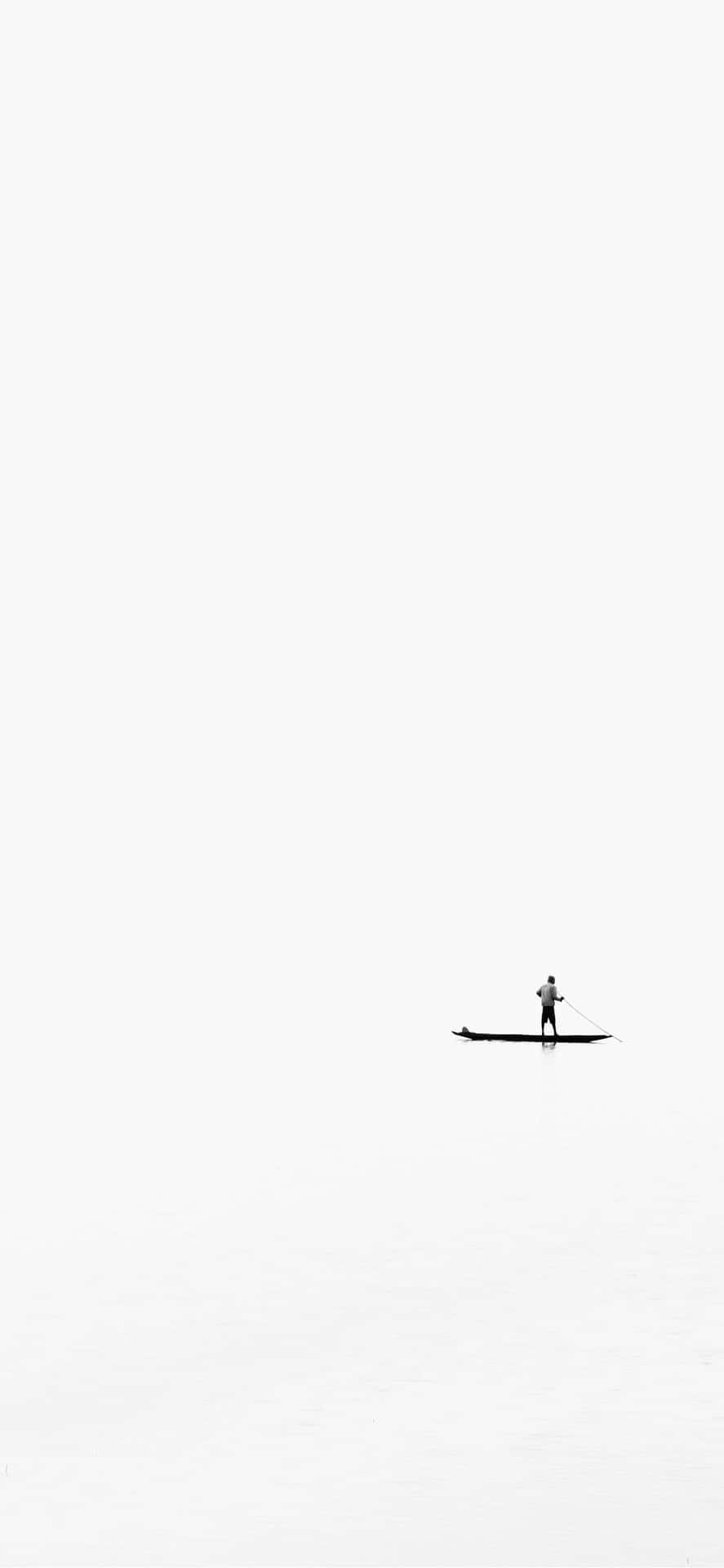 Iphone White Boat Background