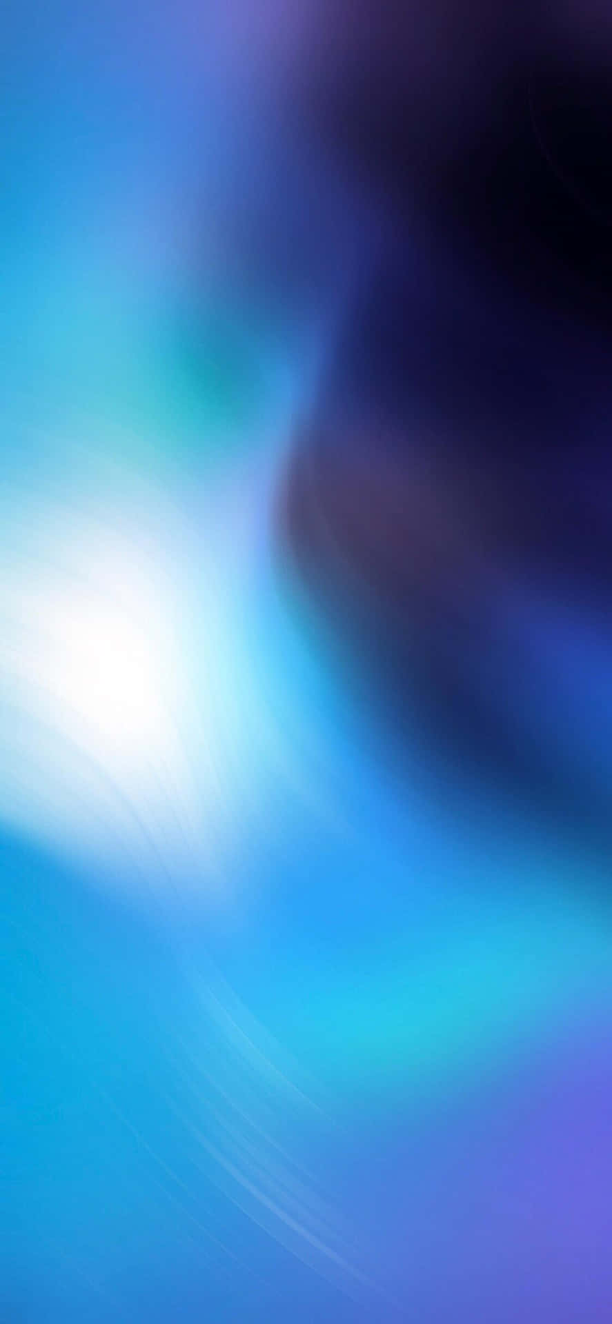 Iphone X Abstract Bright Blue Background