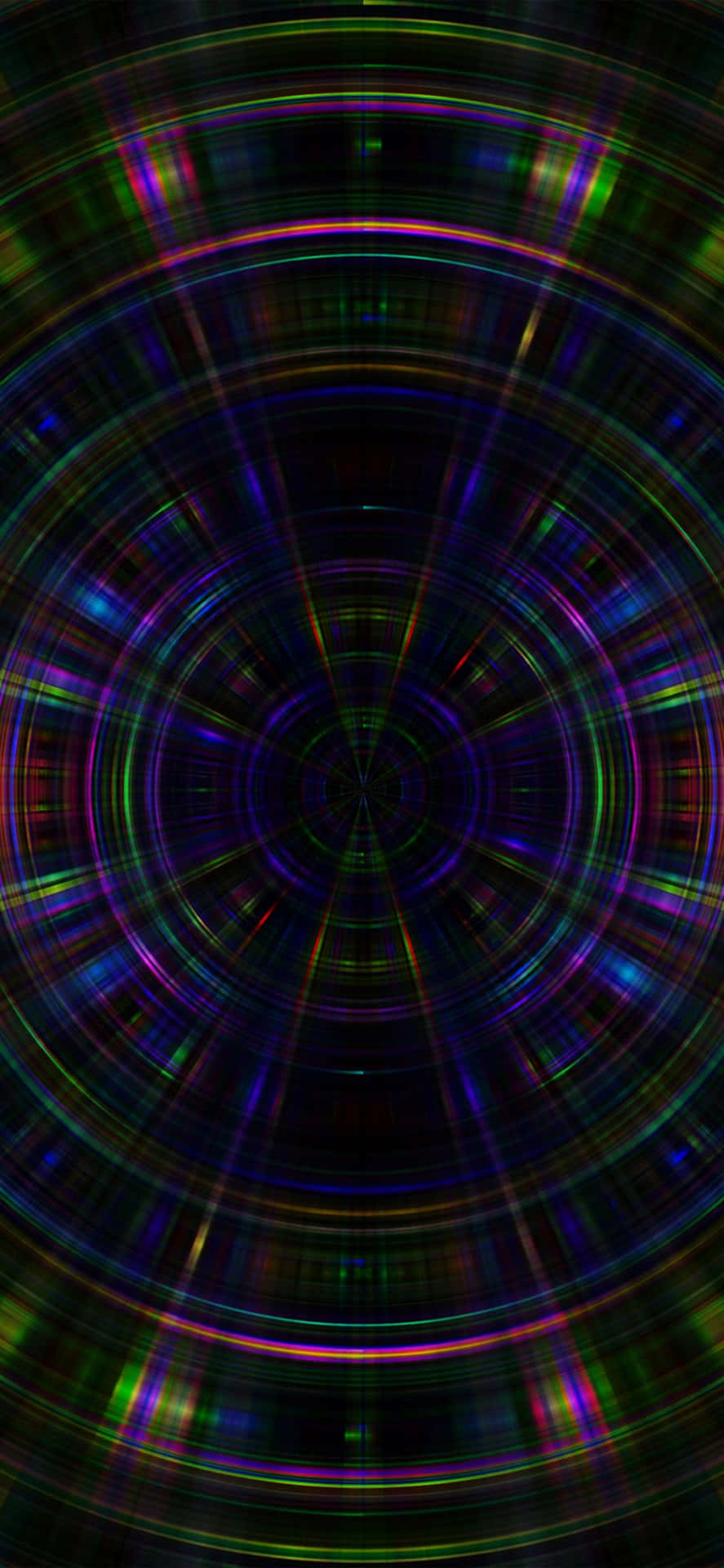 Iphone X Abstract Dark Light Tunnel Background