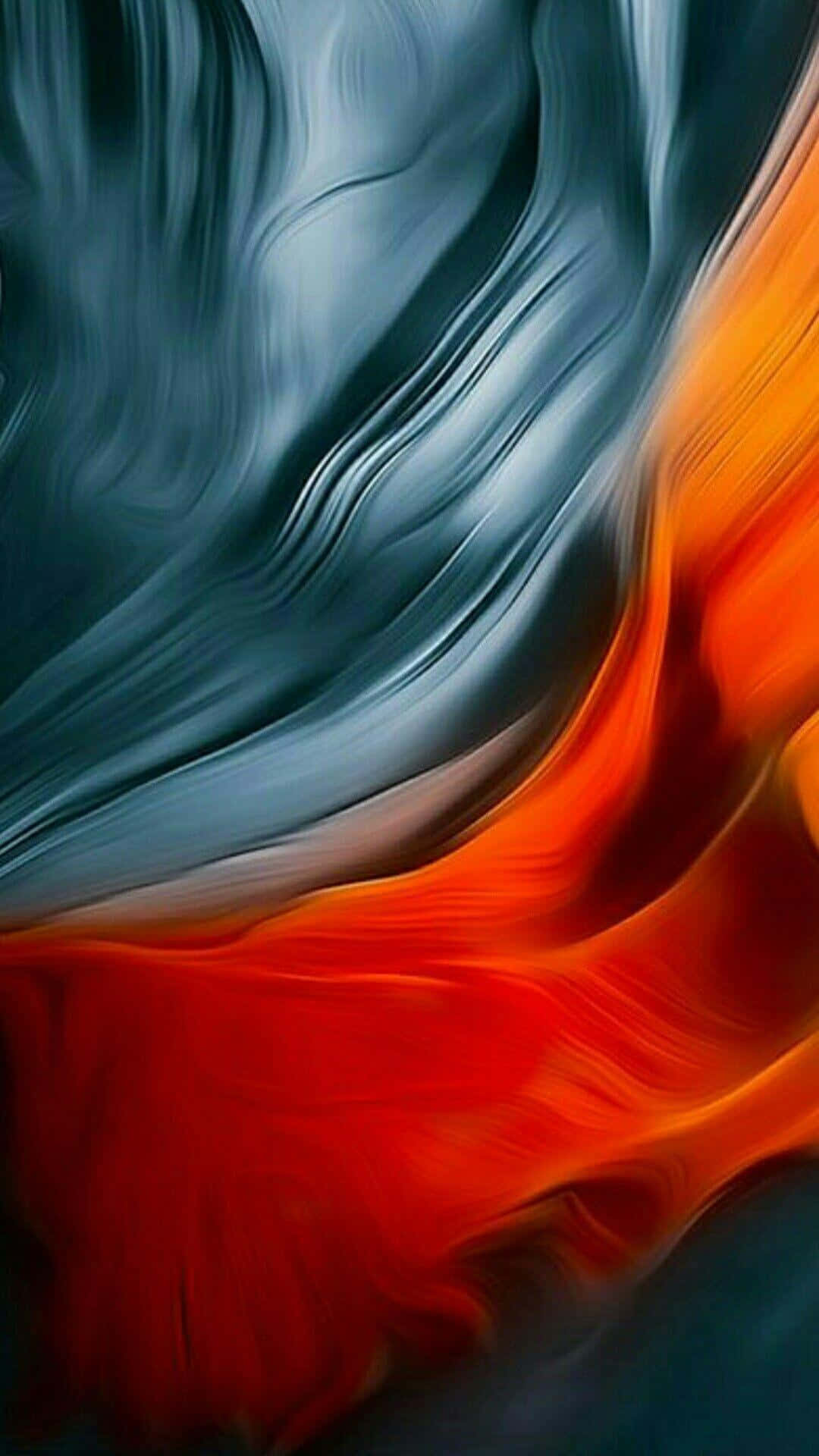 Iphone X Abstract Gray And Orange