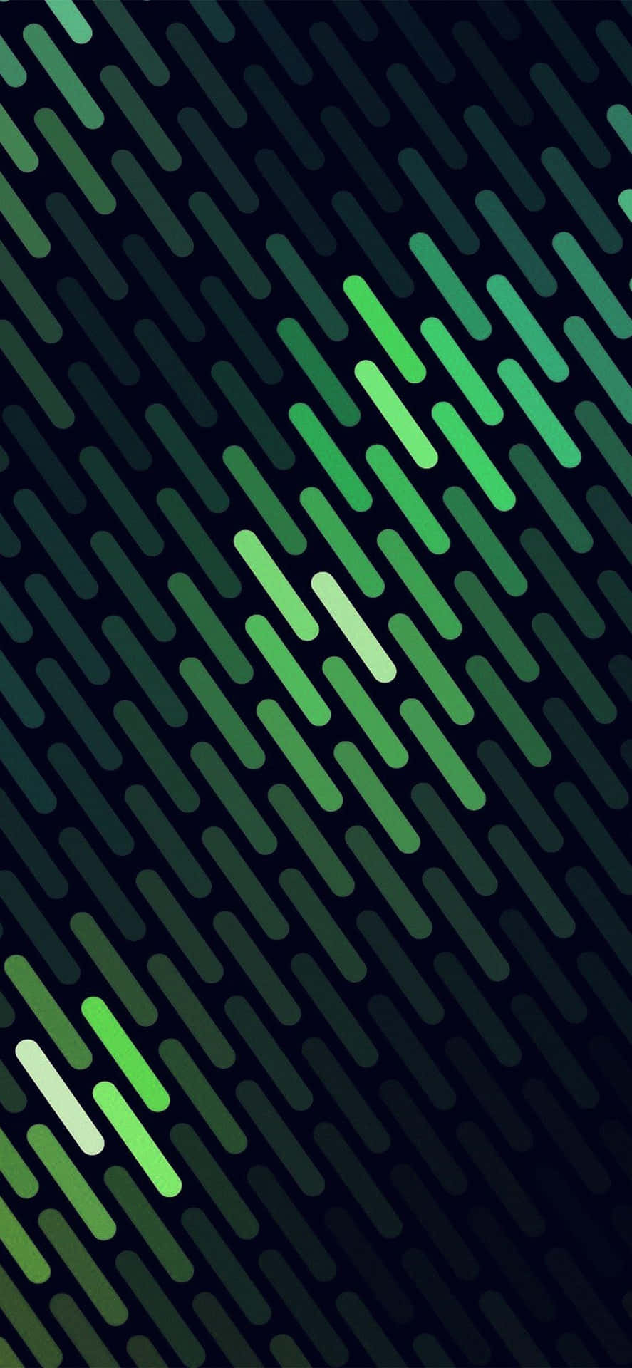 Iphone X Abstract Green Lines Background