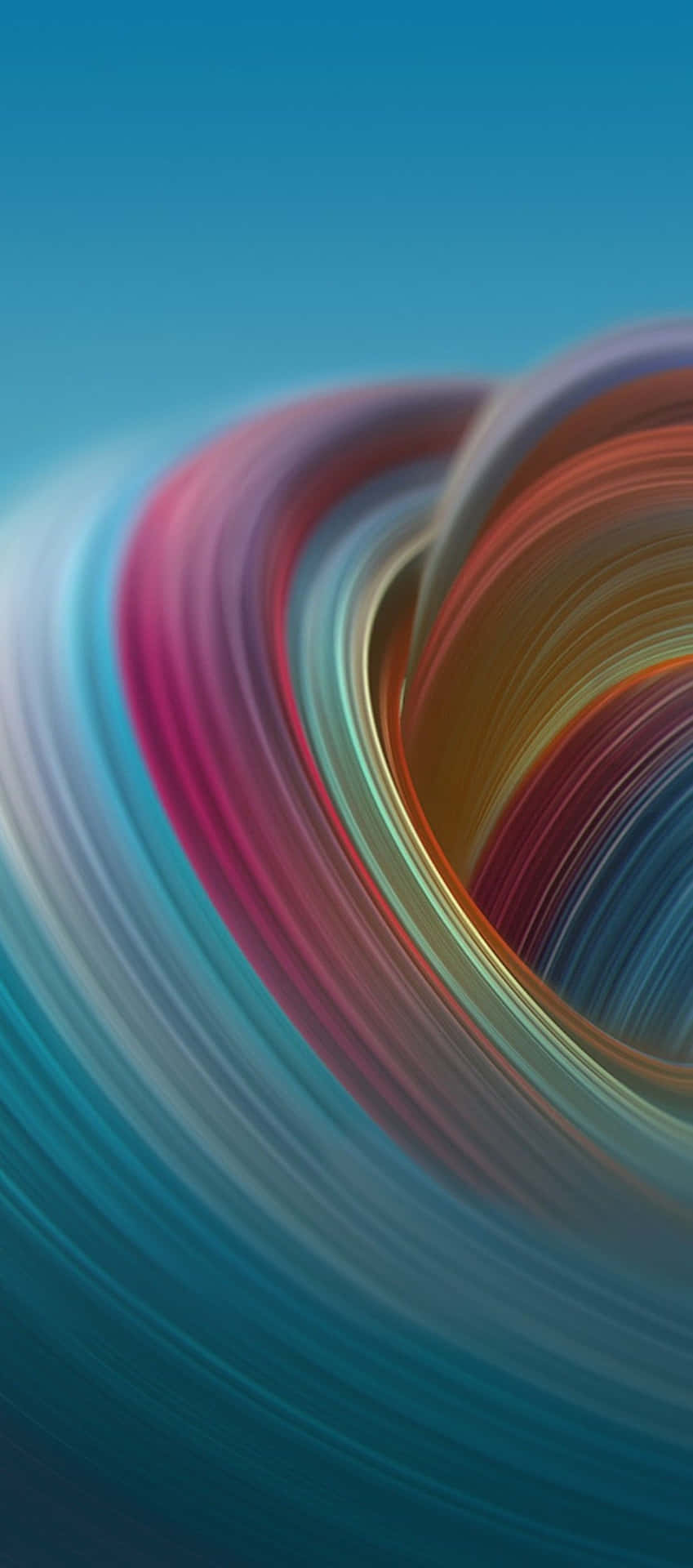 Iphone X Abstract Multi-colored Whirlpool Background