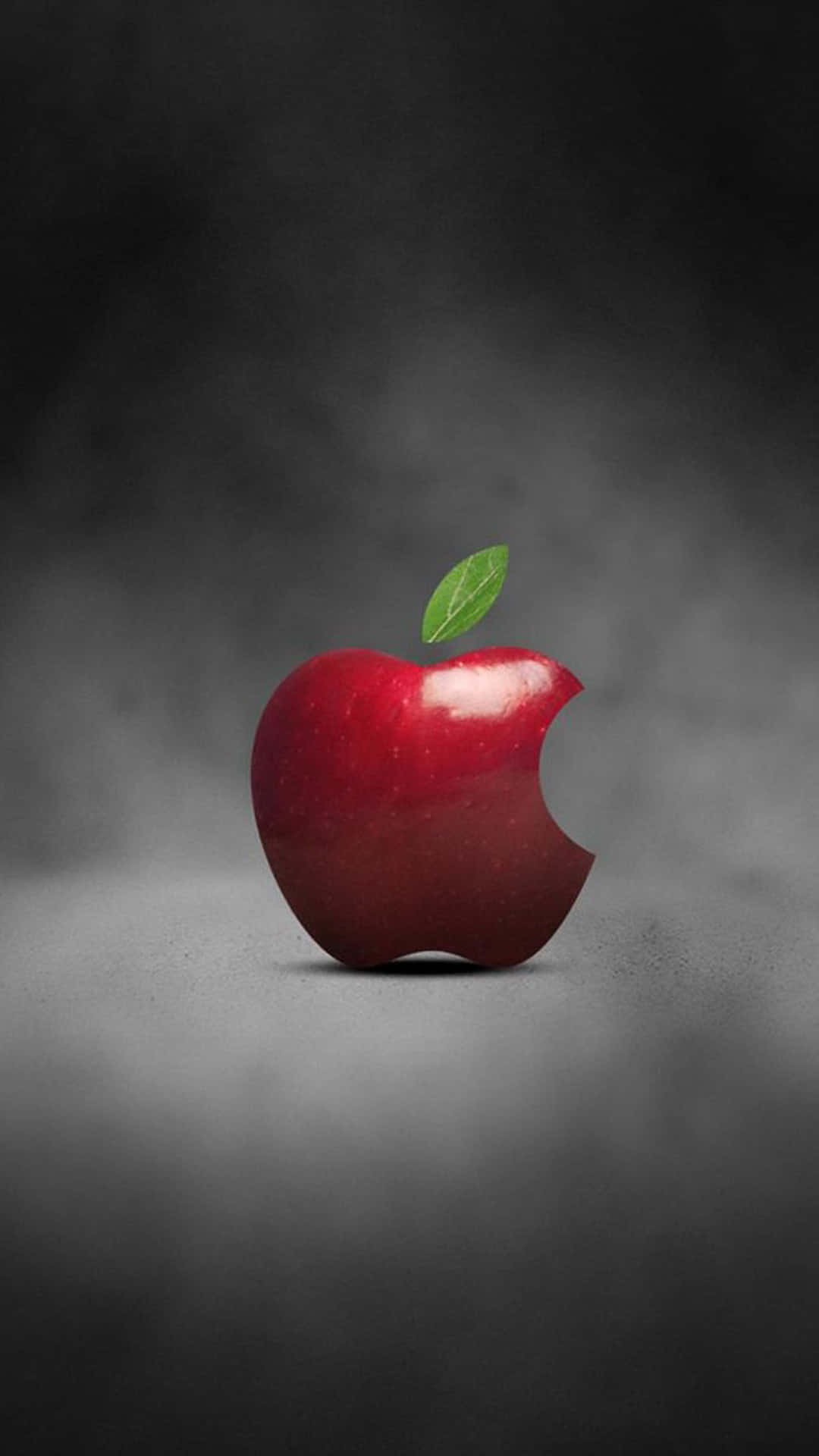 Iphone X Apple Logo Realistic Background