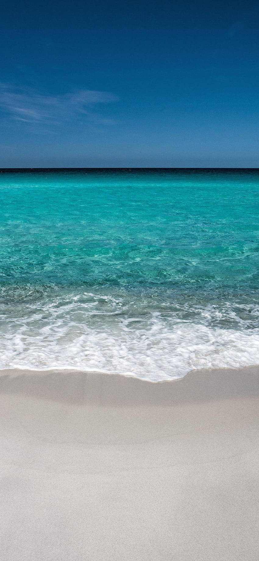 Iphone X Beach And Open Sea Background