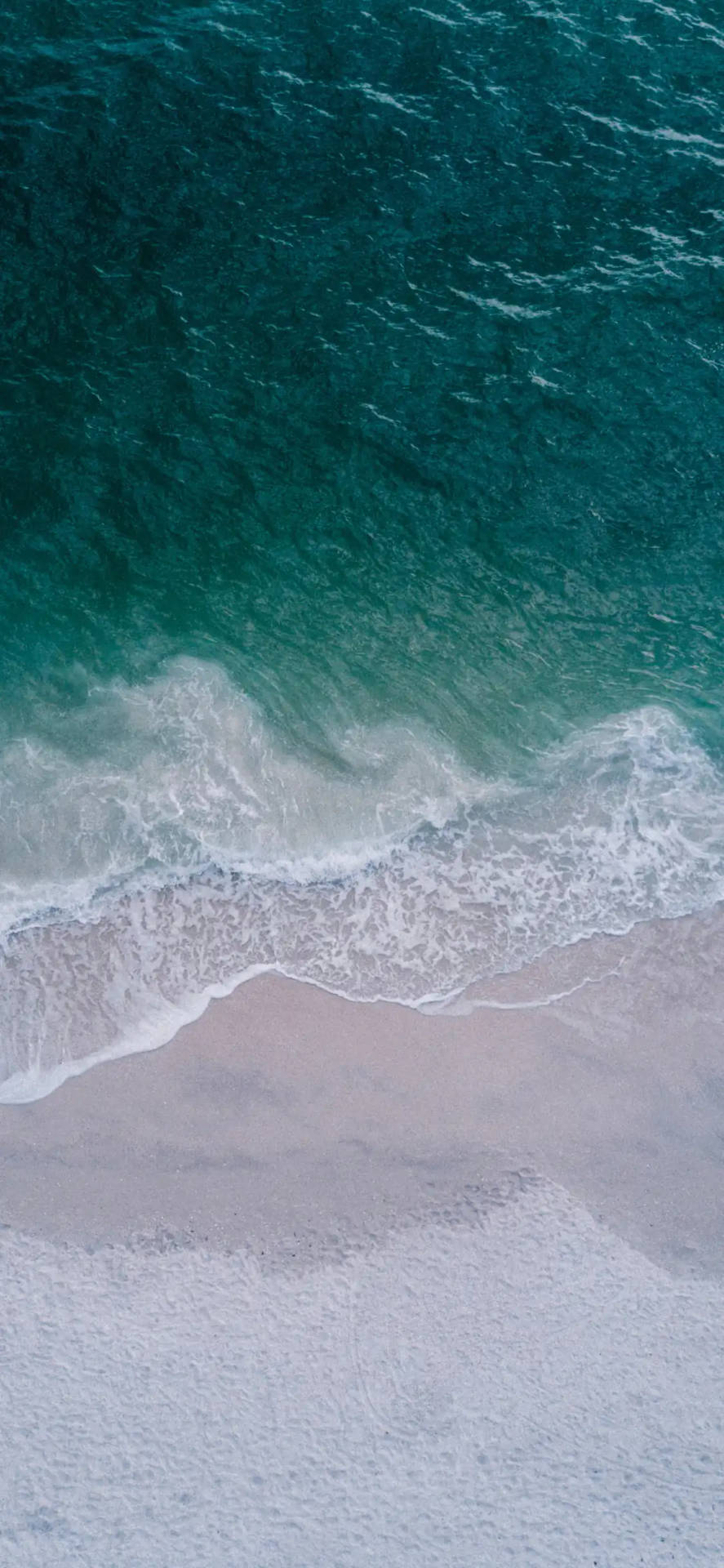 Iphone X Beach Calm Waves Background