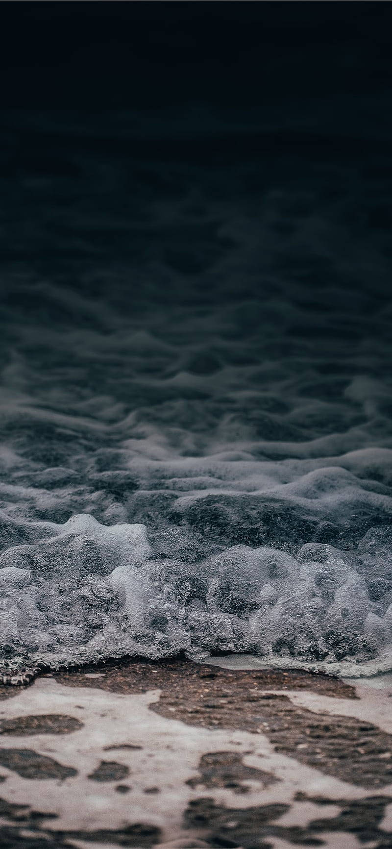 Iphone X Beach Frothy Waves