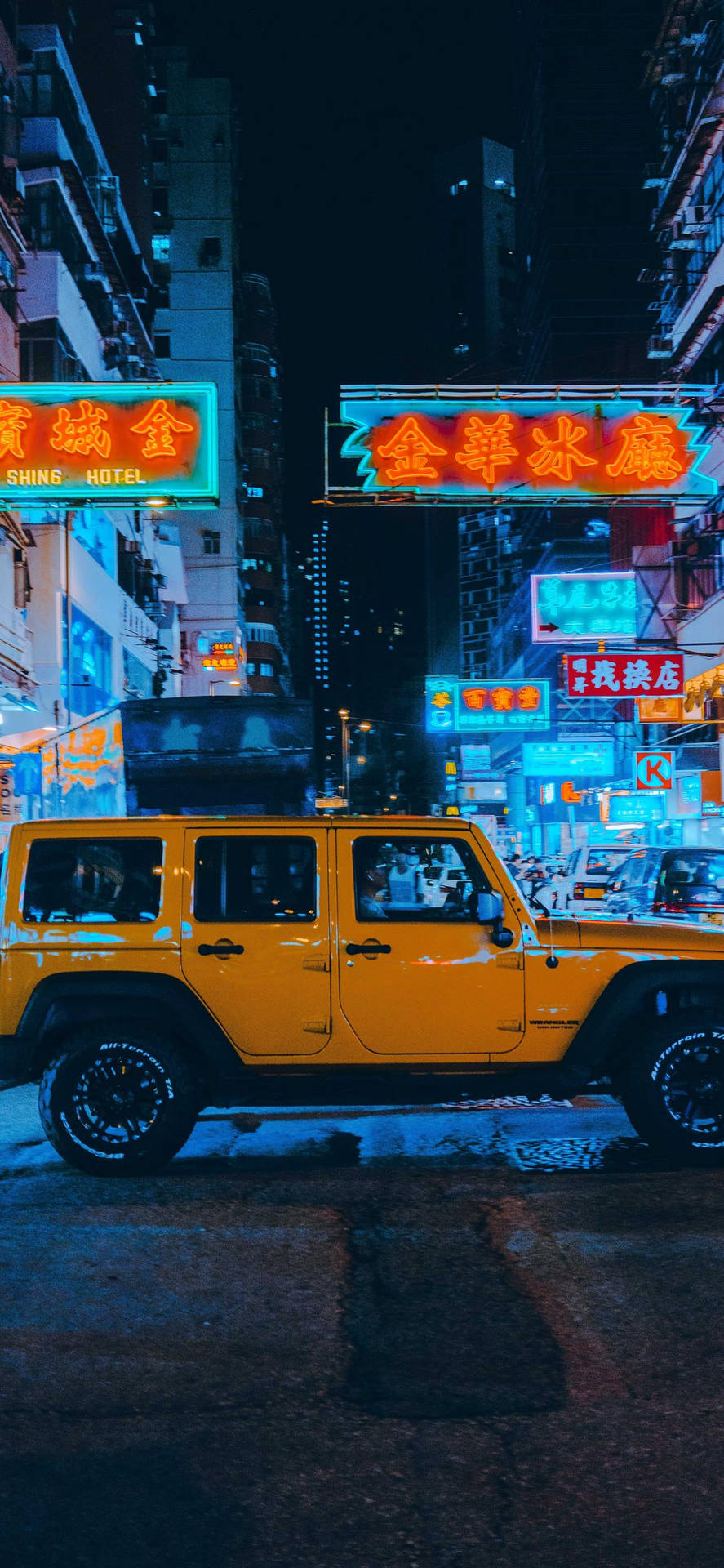 Iphone X Car Jeep Wrangler Unlimited Background