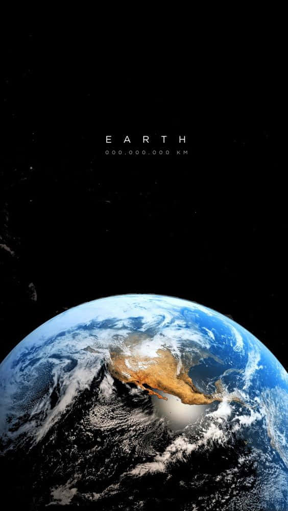 Iphone X Earth From Space Background