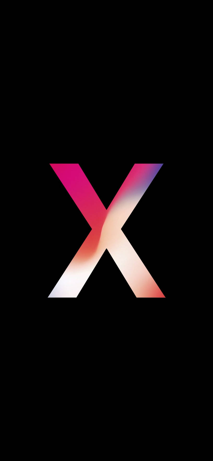 Iphone X Logo Oled Iphone Background