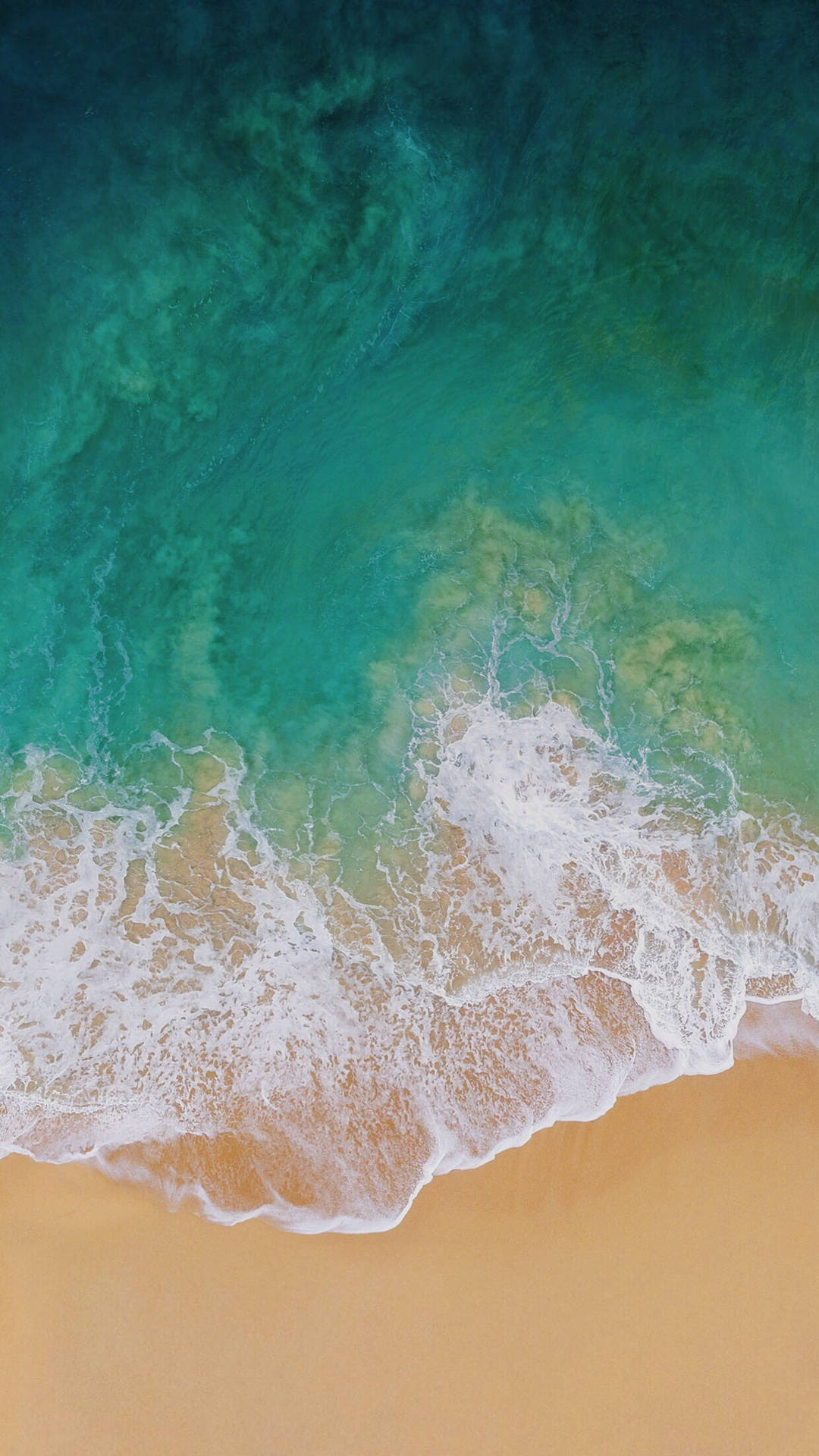 Iphone X Nature View Of Ocean Waves Background