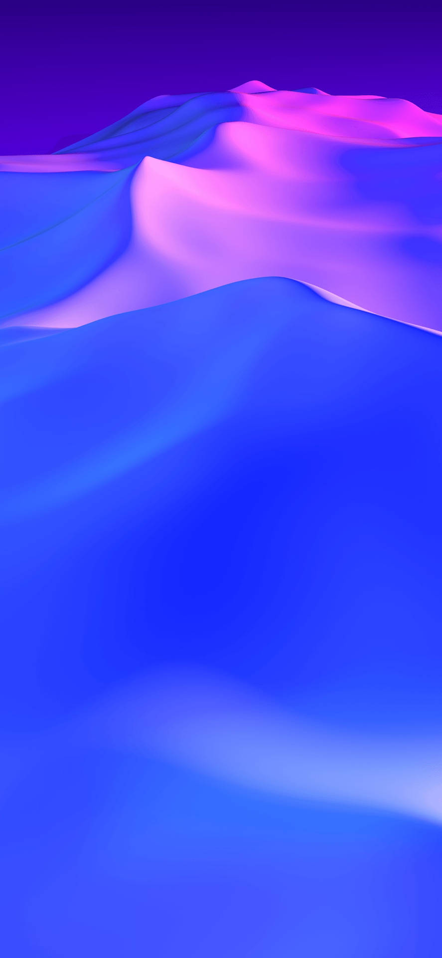 Iphone X Original Blue And Purple Mountains Background