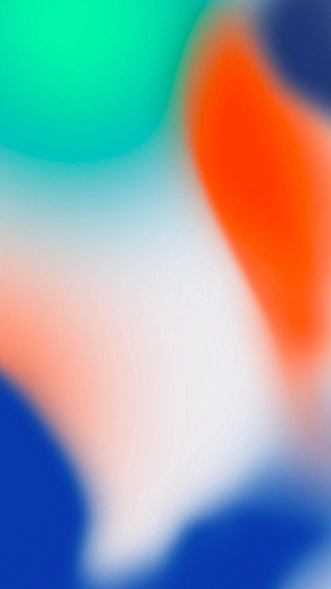 Iphone X Original Blurred Colors Background