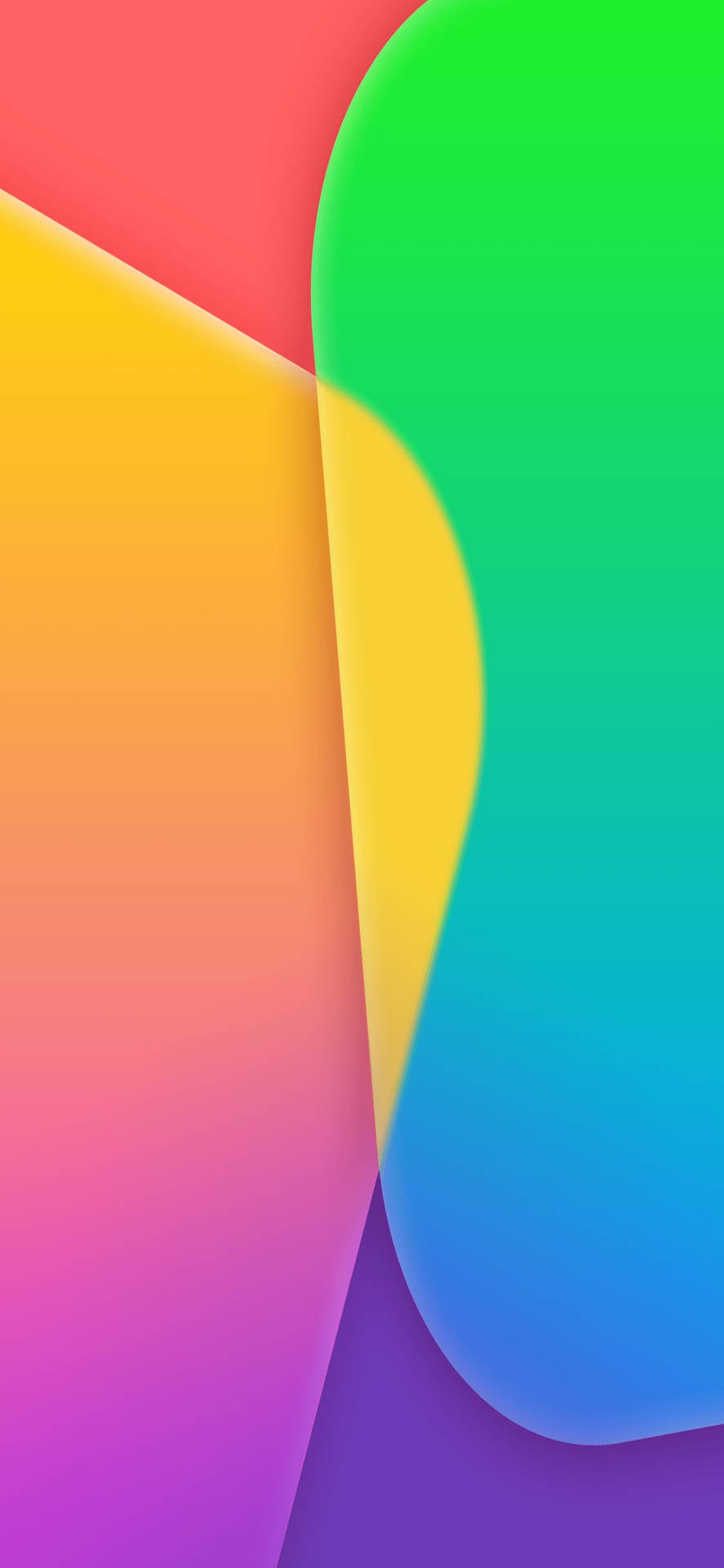 Iphone X Original Colorful Panels Background