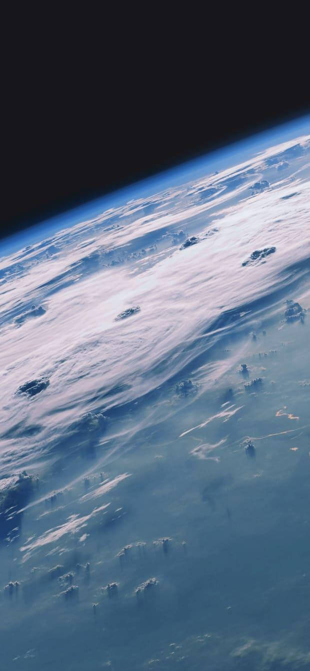 Iphone X Original Earth From Space Background