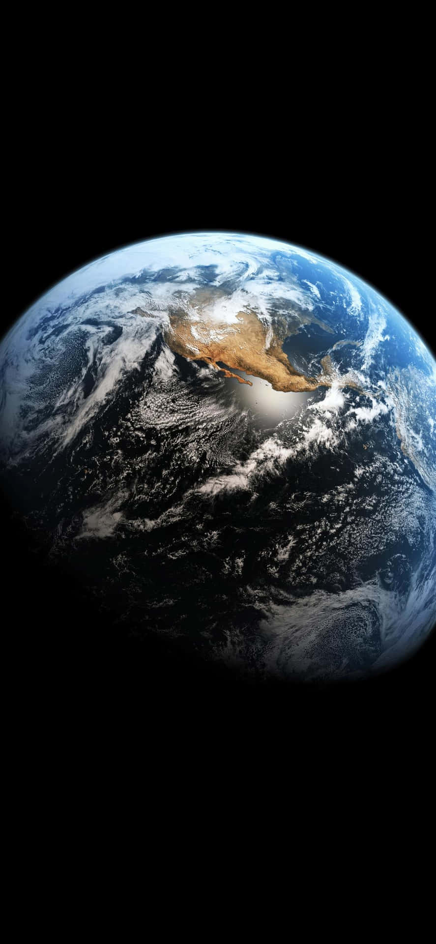 Iphone X Spherical Earth Background